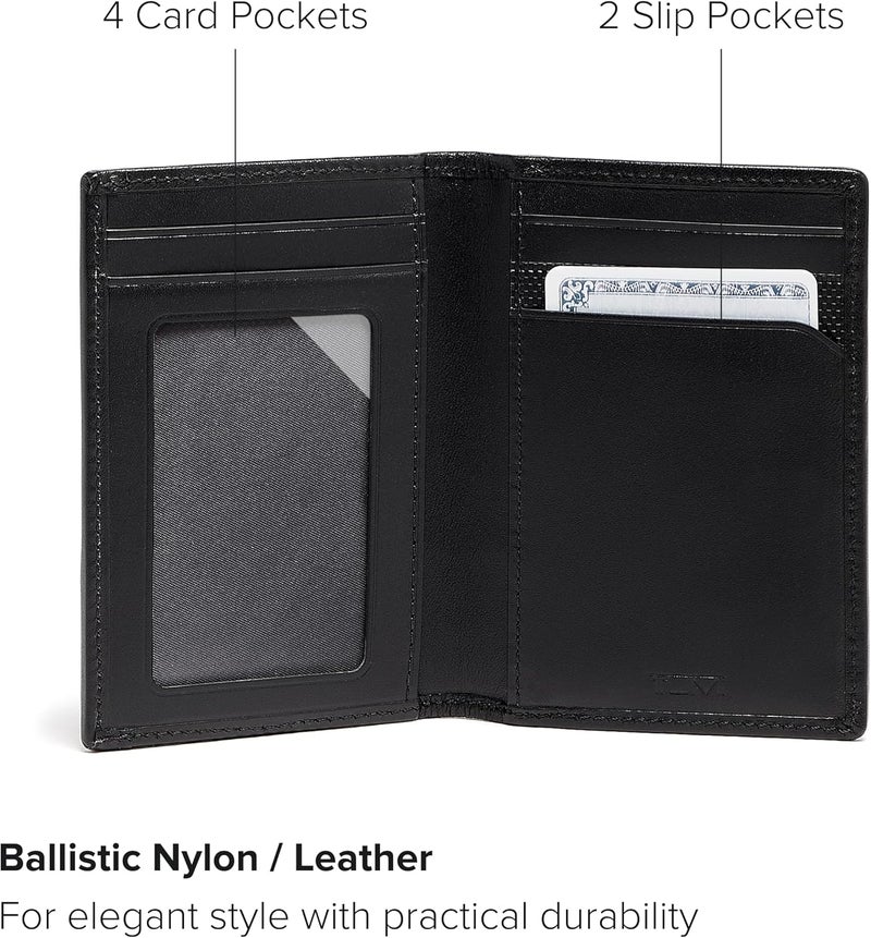 Tumi 01192274 ألفا SLG حافظة بطاقات متعددة النوافذ منتج رسمي أصلي، أسود، مقاس واحد - Image 4